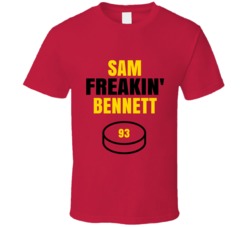 Sam Freakin Bennett Calgary Hockey Sports Fan T Shirt