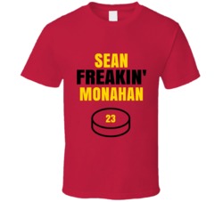 Sean Freakin Monahan Calgary Hockey Sports Fan T Shirt