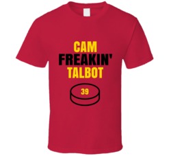 Cam Freakin Talbot Calgary Hockey Sports Fan T Shirt