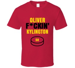 Oliver Fckin Kylington Calgary Hockey Sports Fan T Shirt