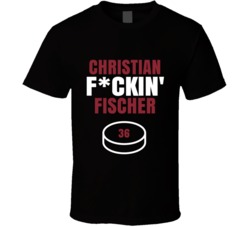 Christian Fckin Fischer Arizona Hockey Sports Fan T Shirt Christian Fckin Fischer Arizona Hockey Sports Fan T Shirt