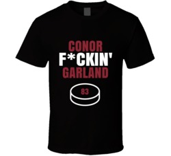 Conor Fckin Garland Arizona Hockey Sports Fan T Shirt Conor Fckin Garland Arizona Hockey Sports Fan T Shirt