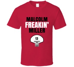Malcolm Freakin Miller Toronto Basketball Sports Fan T Shirt Malcolm Freakin Miller Toronto Basketball Sports Fan T Shirt
