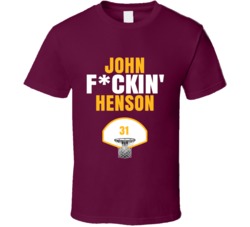 John Fckin Henson Cleveland Basketball Sports Fan T Shirt John Fckin Henson Cleveland Basketball Sports Fan T Shirt