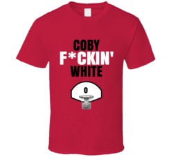 Coby Fckin White Chicago Basketball Sports Fan T Shirt Coby Fckin White Chicago Basketball Sports Fan T Shirt