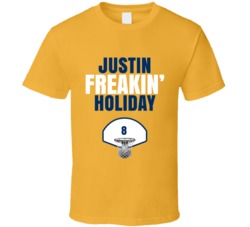 Justin Freakin Holiday Indiana Basketball Sports Fan T Shirt Justin Freakin Holiday Indiana Basketball Sports Fan T Shirt