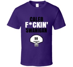 Caleb Fckin Swanigan Sacramento Basketball Sports Fan T Shirt Caleb Fckin Swanigan Sacramento Basketball Sports Fan T Shirt
