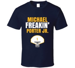 Michael Freakin Porter Jr Denver Basketball Sports Fan T Shirt Michael Freakin Porter Jr Denver Basketball Sports Fan T Shirt
