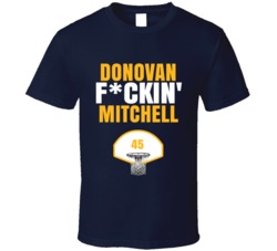 Donovan Fckin Mitchell Utah Basketball Sports Fan T Shirt Donovan Fckin Mitchell Utah Basketball Sports Fan T Shirt
