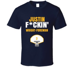 Justin Fckin Wright-foreman Utah Basketball Sports Fan T Shirt Justin Fckin Wright-foreman Utah Basketball Sports Fan T Shirt
