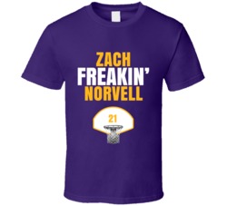 Zach Freakin Norvell Los Angeles Basketball Sports Fan T Shirt Zach Freakin Norvell Los Angeles Basketball Sports Fan T Shirt