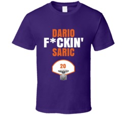 Dario Fckin Saric Phoenix Basketball Sports Fan T Shirt Dario Fckin Saric Phoenix Basketball Sports Fan T Shirt