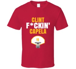 Clint Fckin Capela Houston Basketball Sports Fan T Shirt Clint Fckin Capela Houston Basketball Sports Fan T Shirt