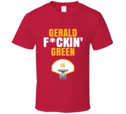 Gerald Fckin Green Houston Basketball Sports Fan T Shirt Gerald Fckin Green Houston Basketball Sports Fan T Shirt