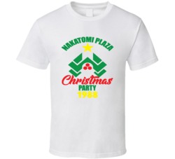 Nakatomi Plaza Christmas Party 1988 Die Hard Movie 80s Cool T Shirt Nakatomi Plaza Christmas Party 1988 Die Hard Movie 80s Cool T Shirt