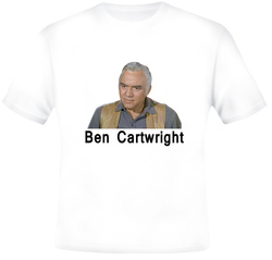 Ben Cartwright Bonanza TV Show T Shirt Ben Cartwright Bonanza TV Show T Shirt