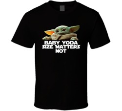 Baby Yoda Size Matters Not Star Wars Mandalorian Sci Fi Tv Series Fan Baby Yoda Size Matters Not Star Wars Mandalorian Sci Fi Tv Series Fan