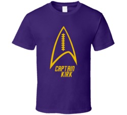Captain Kirk Cousins Minnesota Football Sports Fan Cool T Shirt Captain Kirk Cousins Minnesota Football Sports Fan Cool T Shirt