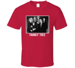 Family Ties Cast Photo 80s Tv Show T Shirt Family Ties Cast Photo 80s Tv Show T Shirt