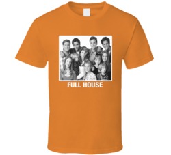 Full House Cast Photo 80s Tv Show T Shirt Full House Cast Photo 80s Tv Show T Shirt