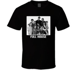 Full House Cast 80s TV Show Cool T Shirt Full House Cast 80s TV Show Cool T Shirt
