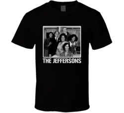 The Jeffersons Cast 70s TV Show Cool T Shirt The Jeffersons Cast 70s TV Show Cool T Shirt