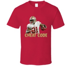 Raheem Mostert Cheat Code San Francisco Football Running Back Sports F Raheem Mostert Cheat Code San Francisco Football Running Back Sports F