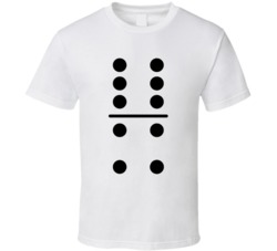 Dominos Tile Card Game Four Six Fun Cool T Shirt Dominos Tile Card Game Four Six Fun Cool T Shirt