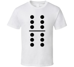 Dominos Tile Card Game Double Six Six Fun Cool T Shirt Dominos Tile Card Game Double Six Six Fun Cool T Shirt