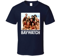 Baywatch Cast Photo Tv Show Fan T Shirt Baywatch Cast Photo Tv Show Fan T Shirt