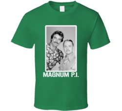 Magnum Pi Cast Photo 80s Tv Show T Shirt Magnum Pi Cast Photo 80s Tv Show T Shirt