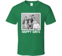 Happy Days Cast Photo 70s Tv Show T Shirt Happy Days Cast Photo 70s Tv Show T Shirt