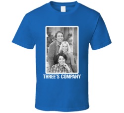Three's Company 70s Tv Show T Shirt Three's Company 70s Tv Show T Shirt