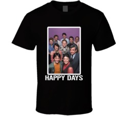 Happy Days Cast Photo Tv Show 70s T Shirt Happy Days Cast Photo Tv Show 70s T Shirt