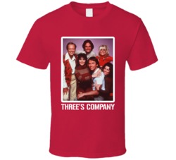 Three's Company Cast 70s Tv Show T Shirt Three's Company Cast 70s Tv Show T Shirt