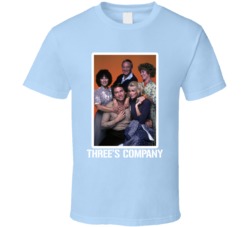 Three's Company Cast Tv Show 70s T Shirt Three's Company Cast Tv Show 70s T Shirt