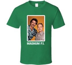 Magnum Pi Cast Photo 80s Tv Show T Shirt Magnum Pi Cast Photo 80s Tv Show T Shirt