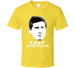 Robert Lewandowski Greatest Of All Time Goat Soccer Futbol Fan T Shirt