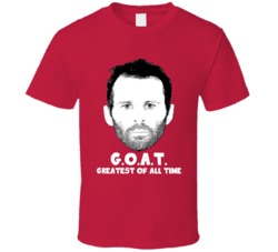 Ryan Giggs Greatest Of All Time Goat Soccer Manchester Futbol Fan T Sh