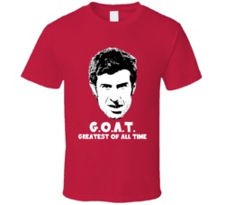 Luis Figo Greatest Of All Time Goat Soccer Portugal Futbol Fan T Shirt