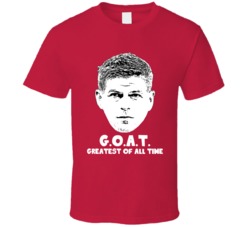 Steven Gerrard Greatest Of All Time Goat Soccer Futbol England Fan T S