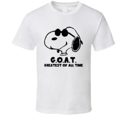 Snoopy Peanuts Comic Strip Greatest Of All Time Goat Cartoon Fan T Shi Snoopy Peanuts Comic Strip Greatest Of All Time Goat Cartoon Fan T Shi
