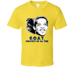 Ronaldinho Greatest Of All Time Goat Soccer Futbol Brazil Fan Cool T S