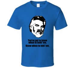 Kenny Rogers The Gambler Lyrics Country Music Legend Fan T Shirt
