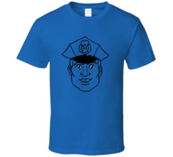 Longarm Cops Character 80s Cartoon Fan T Shirt Longarm Cops Character 80s Cartoon Fan T Shirt