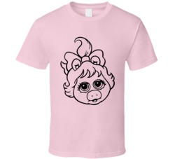 Baby Piggy Muppet Babies 80s Cartoon Fan T Shirt Baby Piggy Muppet Babies 80s Cartoon Fan T Shirt