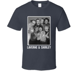 Laverne & Shirley Tv Show Cast Photo 70s Cool T Shirt Laverne & Shirley Tv Show Cast Photo 70s Cool T Shirt