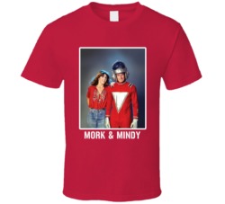 Mork & Mindy Cast Photo 70s 80s Tv Show T Shirt Mork & Mindy Cast Photo 70s 80s Tv Show T Shirt