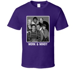 Mork & Mindy Robin Williams Tv Show Cast Photo 70s 80s T Shirt Mork & Mindy Robin Williams Tv Show Cast Photo 70s 80s T Shirt