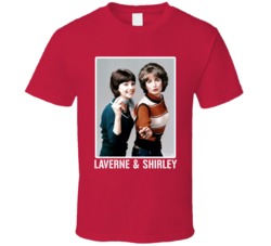 Laverne & Shirley Cast Photo 70s Tv Show T Shirt Laverne & Shirley Cast Photo 70s Tv Show T Shirt